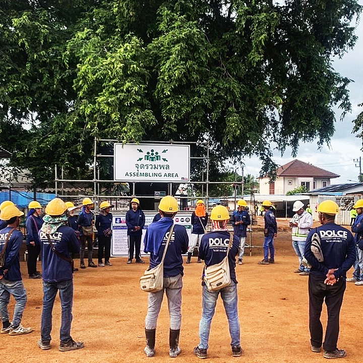 Dolce construction site meeting phuket